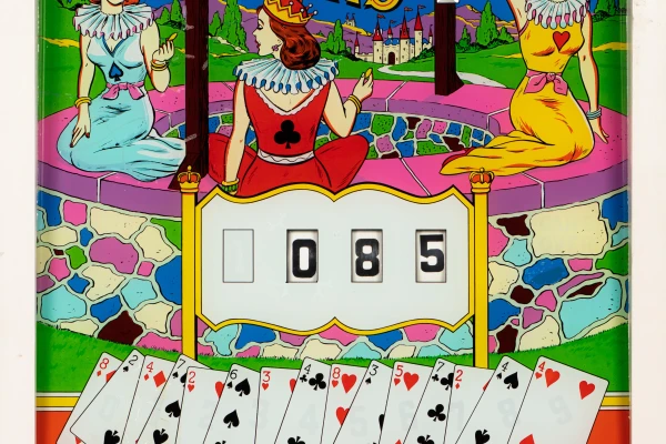3-coins-840-bg.jpg pinball machine - Preview image showing playfield artwork and design details