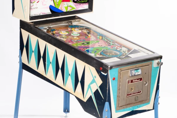 a-go-go-1215-34.jpg pinball machine - Preview image showing playfield artwork and design details