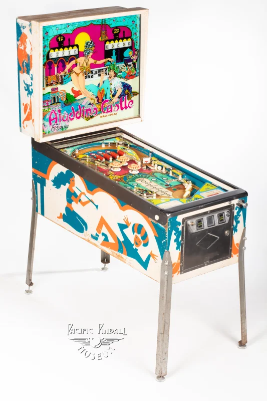 aladdin-s-castle-184-34.jpg pinball machine - Preview image showing playfield artwork and design details