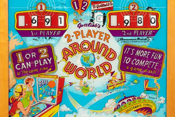 around-the-world-1311-bg.jpg pinball machine - Preview image showing playfield artwork and design details