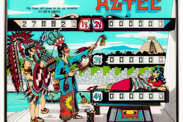 aztec-9-bg.jpg pinball machine - Preview image showing playfield artwork and design details