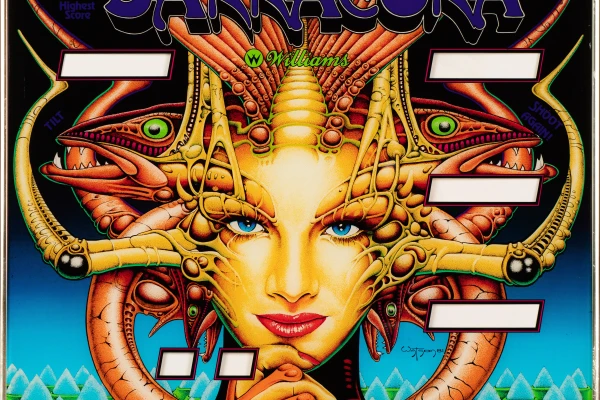barracora-artwork-bg.jpg pinball machine - Preview image showing playfield artwork and design details