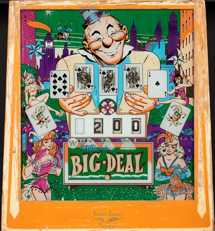 big-deal-824-bg.jpg pinball machine - Preview image showing playfield artwork and design details