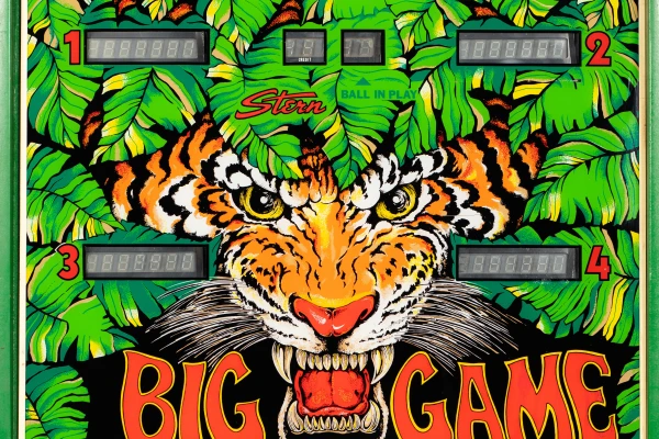 big-game-1026-bg.jpg pinball machine - Preview image showing playfield artwork and design details
