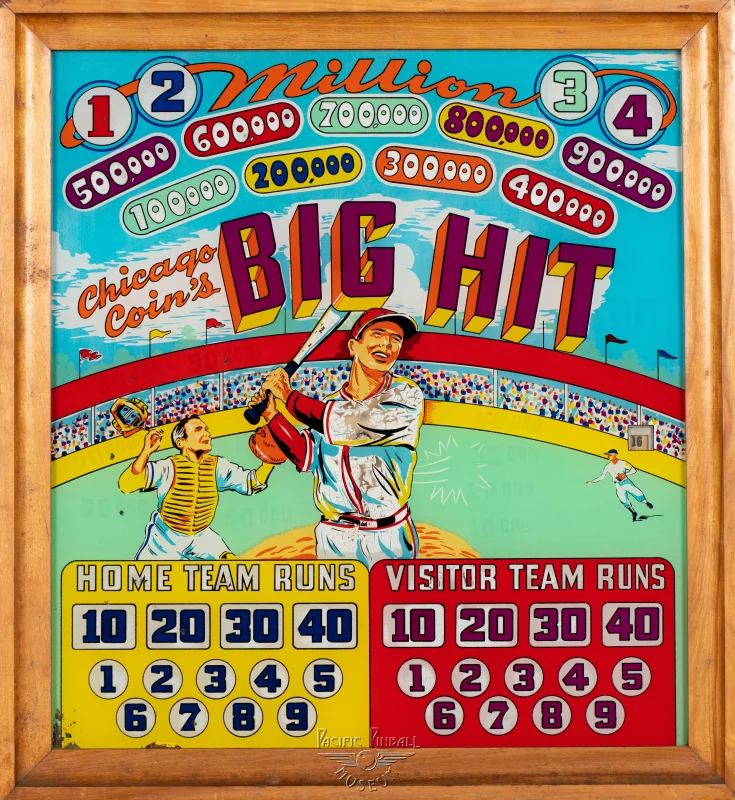 big-hit-1453-bg.jpg pinball machine - Preview image showing playfield artwork and design details