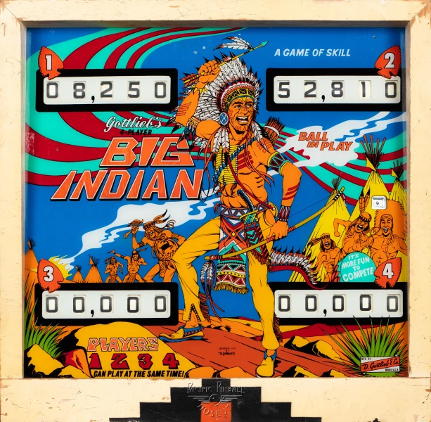 big-indian-1106-bg.jpg pinball machine - Preview image showing playfield artwork and design details