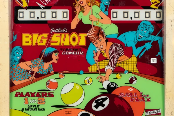 big-shot-1107-bg.jpg pinball machine - Preview image showing playfield artwork and design details