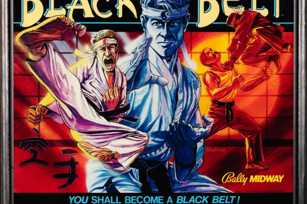 black-belt-783-bg.jpg pinball machine - Preview image showing playfield artwork and design details