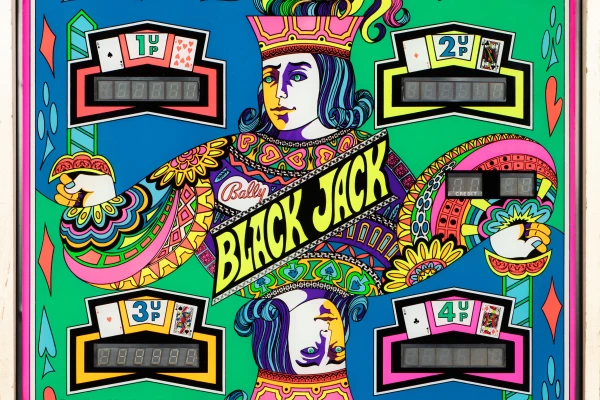 black-jack-782-bg.jpg pinball machine - Preview image showing playfield artwork and design details
