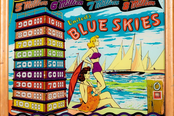 blue-skies-1532-bg.jpg pinball machine - Preview image showing playfield artwork and design details
