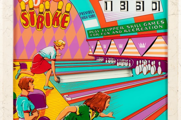 bowl-a-strike-989-bg.jpg pinball machine - Preview image showing playfield artwork and design details