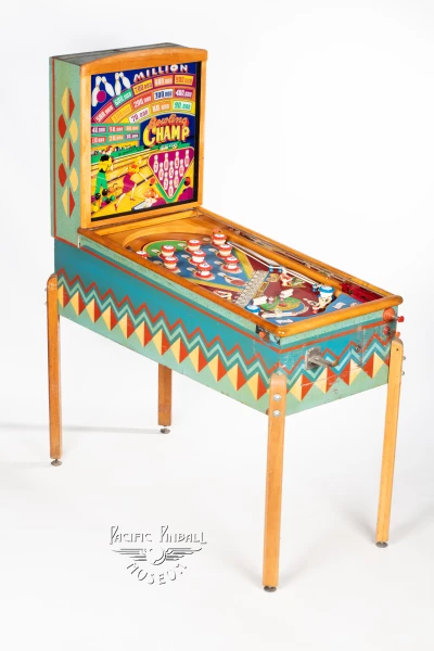 bowling-champ-207-34.jpg pinball machine - Preview image showing playfield artwork and design details