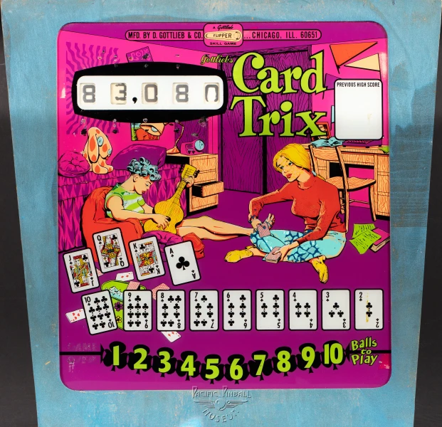 card-trix-864-bg.jpg pinball machine - Preview image showing playfield artwork and design details
