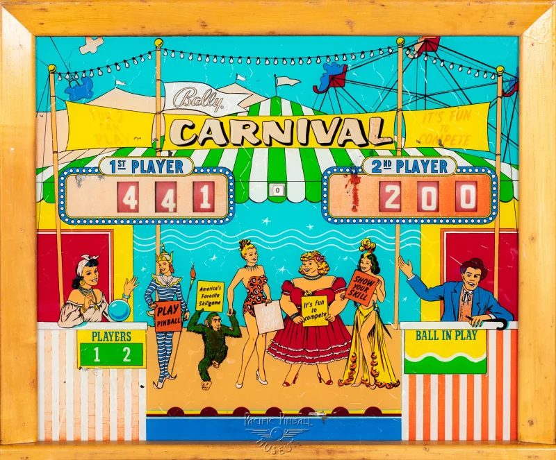 carnival-1229-bg.jpg pinball machine - Preview image showing playfield artwork and design details
