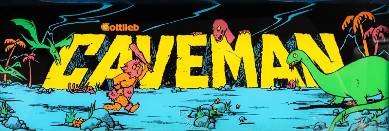 caveman-606-bg.jpg pinball machine - Preview image showing playfield artwork and design details