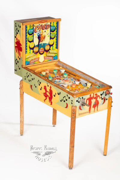 coed-1166-34.jpg pinball machine - Preview image showing playfield artwork and design details