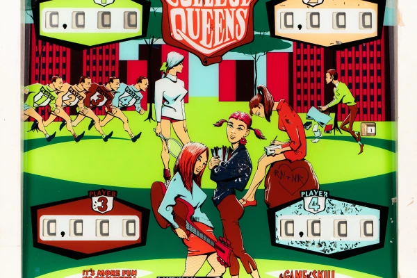 college-queens-1056-bg.jpg pinball machine - Preview image showing playfield artwork and design details