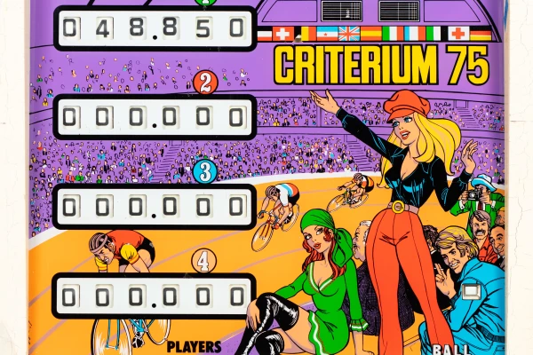 criterium-75-1079-bg.jpg pinball machine - Preview image showing playfield artwork and design details