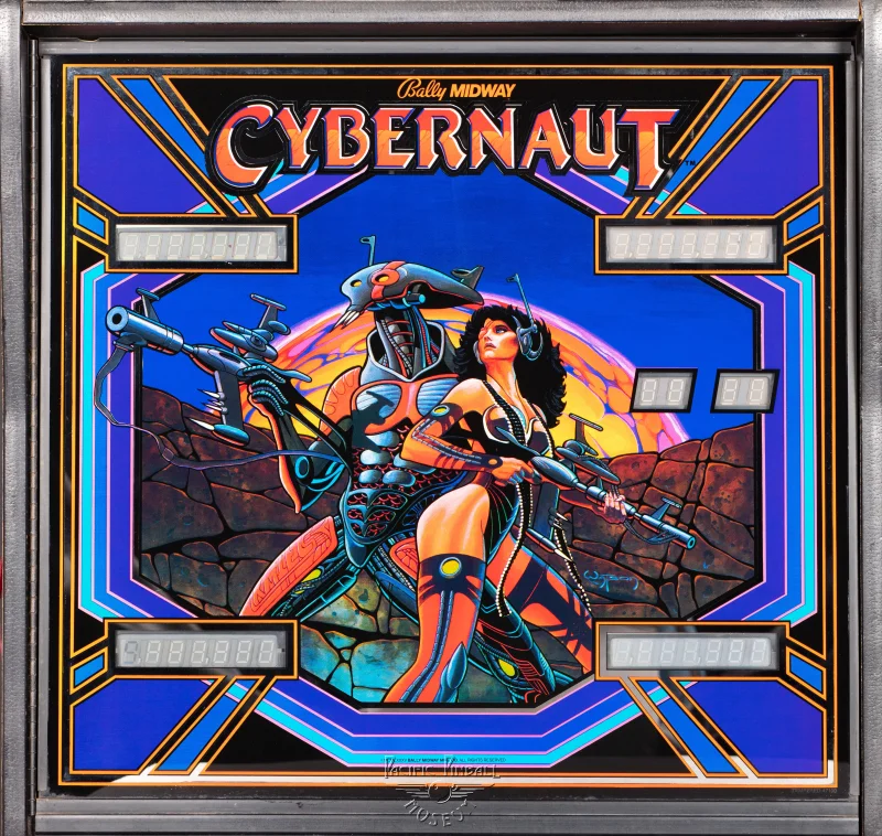 cybernaut-1032-bg.jpg pinball machine - Preview image showing playfield artwork and design details