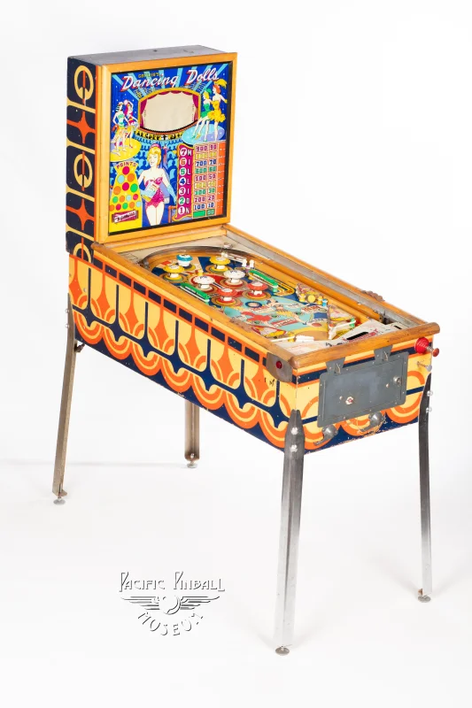 dancing-dolls-129-34.jpg pinball machine - Preview image showing playfield artwork and design details