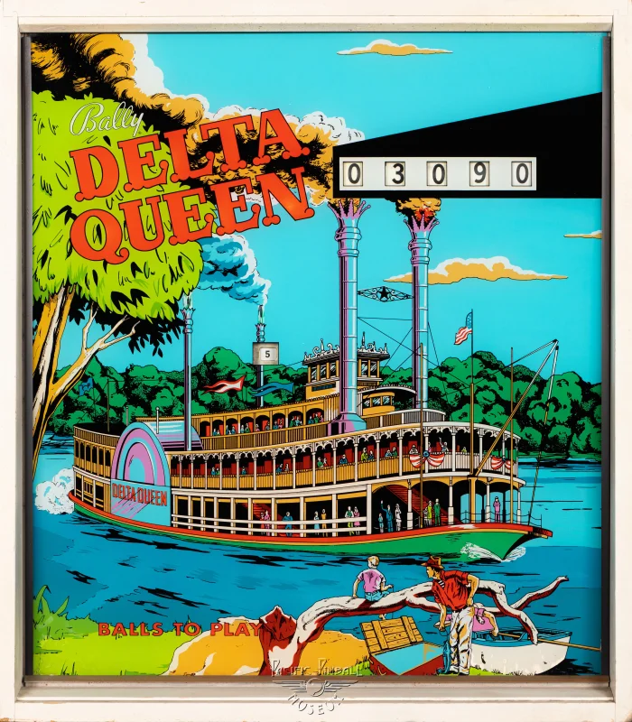 delta-queen-724-bg.jpg pinball machine - Preview image showing playfield artwork and design details