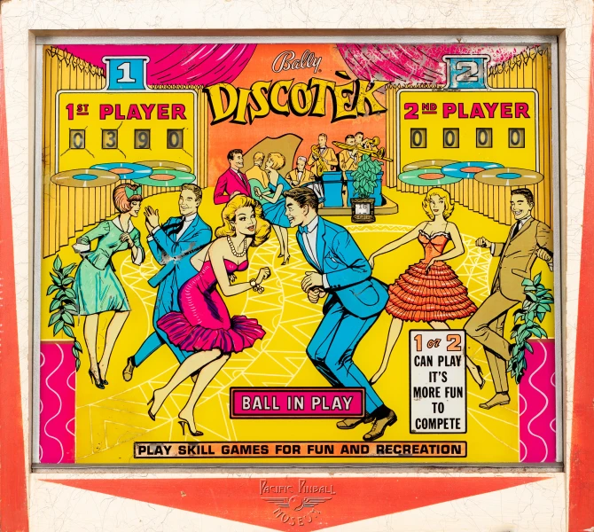 discotek-1048-bg.jpg pinball machine - Preview image showing playfield artwork and design details