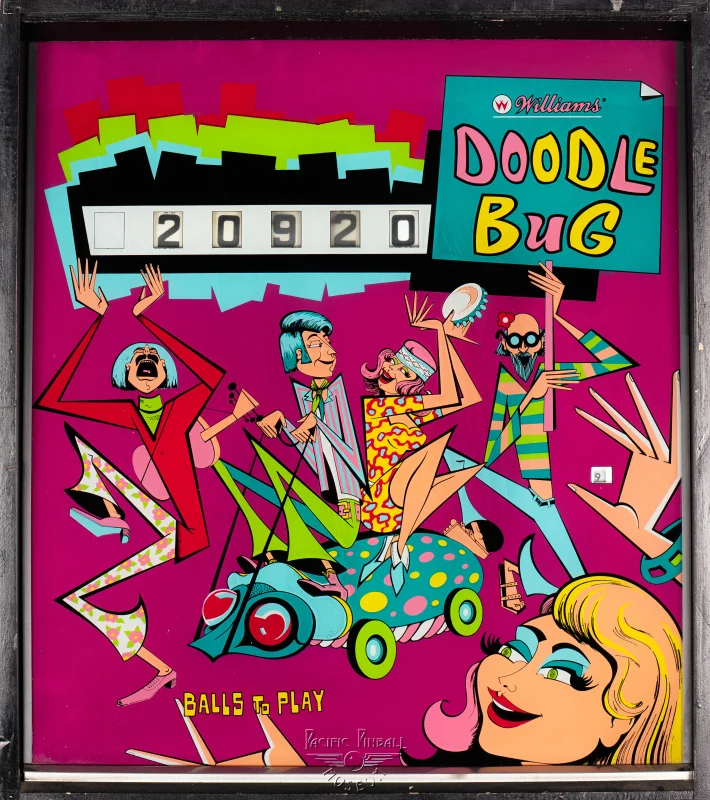 doodle-bug-969-bg.jpg pinball machine - Preview image showing playfield artwork and design details