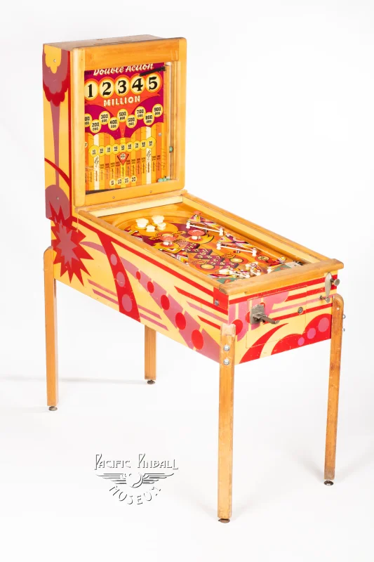 double-action-1583-34.jpg pinball machine - Preview image showing playfield artwork and design details