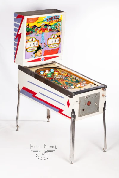 double-barrel-352-34.jpg pinball machine - Preview image showing playfield artwork and design details