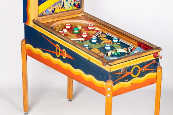 double-feature-257-34.jpg pinball machine - Preview image showing playfield artwork and design details