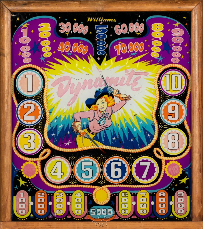 dynamite-1545-bg.jpg pinball machine - Preview image showing playfield artwork and design details