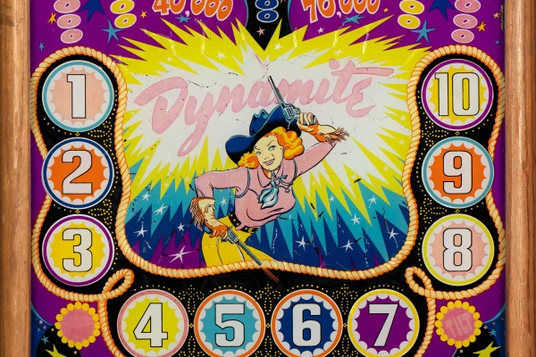 dynamite-1545-bg.jpg pinball machine - Preview image showing playfield artwork and design details