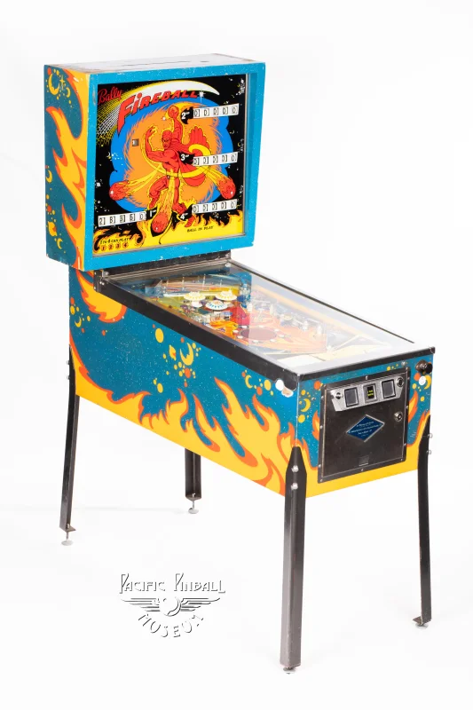 fireball-49-34.jpg pinball machine - Preview image showing playfield artwork and design details