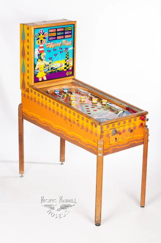 flying-high-258-34.jpg pinball machine - Preview image showing playfield artwork and design details