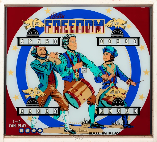 freedom-619-bg.jpg pinball machine - Preview image showing playfield artwork and design details