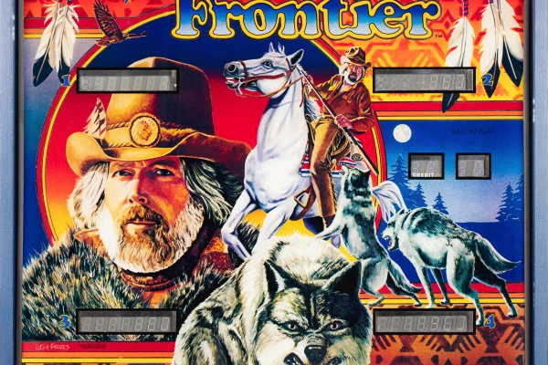 frontier-466-bg.jpg pinball machine - Preview image showing playfield artwork and design details