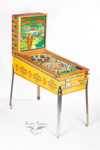 frontiersman-311-34.jpg pinball machine - Preview image showing playfield artwork and design details