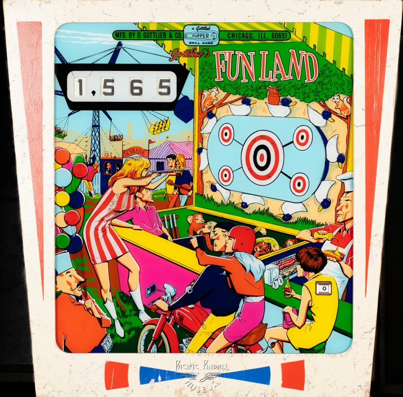fun-land-116-bg.jpg pinball machine - Preview image showing playfield artwork and design details