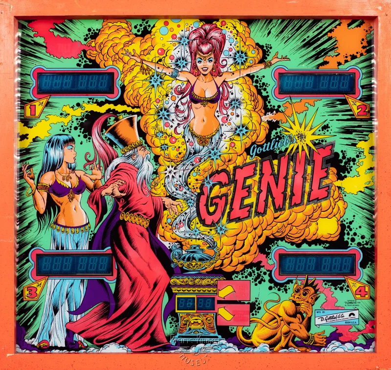 genie-568-bg.jpg pinball machine - Preview image showing playfield artwork and design details