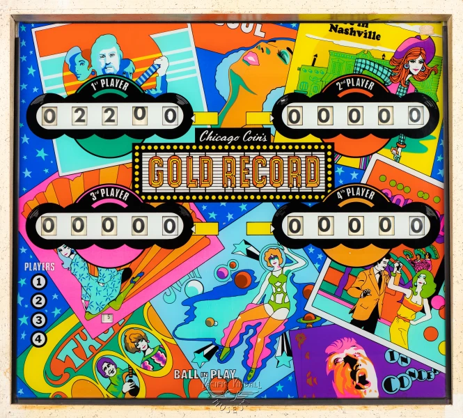 gold-record-1070-bg.jpg pinball machine - Preview image showing playfield artwork and design details