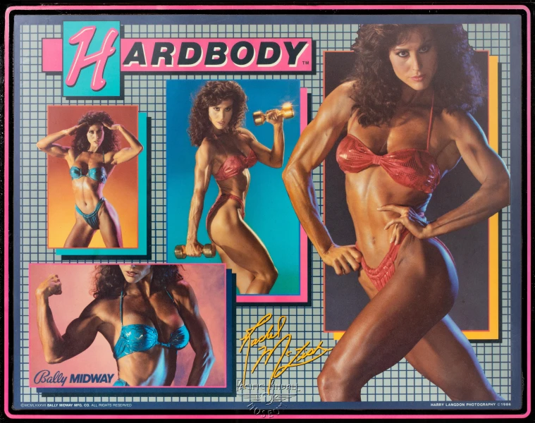 hardbody-594-bg.jpg pinball machine - Preview image showing playfield artwork and design details