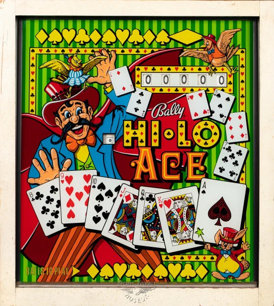 hi-lo-ace-622-bg.jpg pinball machine - Preview image showing playfield artwork and design details