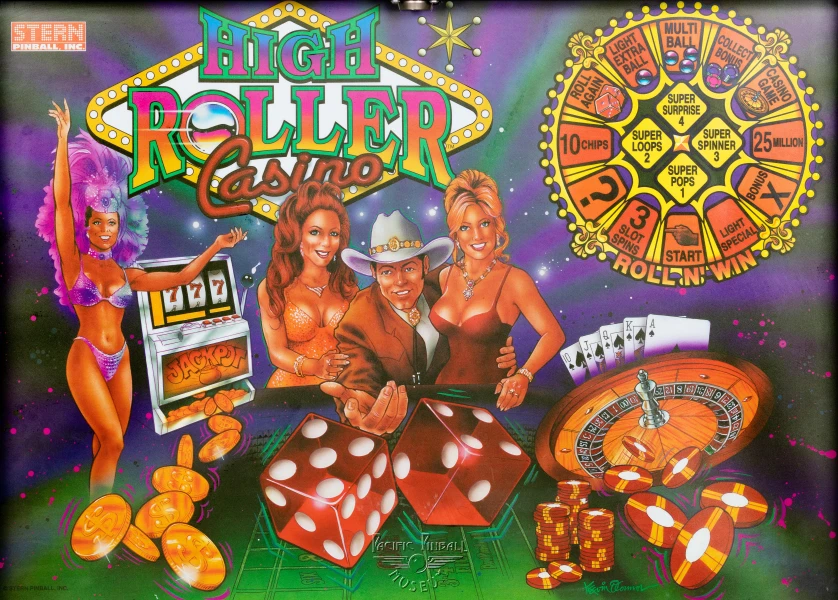 high-roller-casino-503-bg.jpg pinball machine - Preview image showing playfield artwork and design details