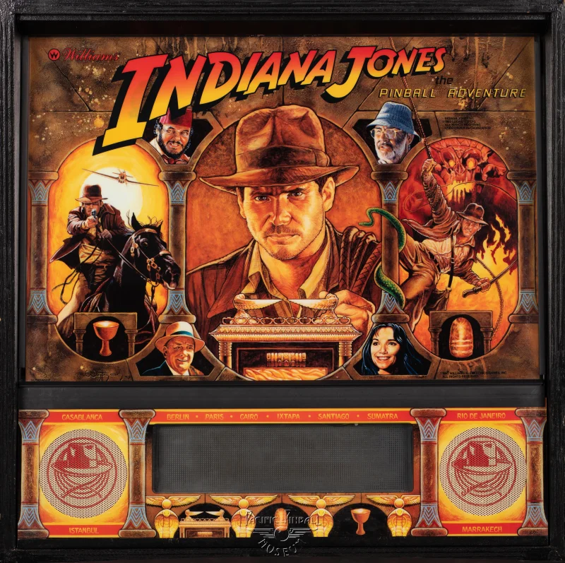 indiana-jones-954-bg.jpg pinball machine - Preview image showing playfield artwork and design details