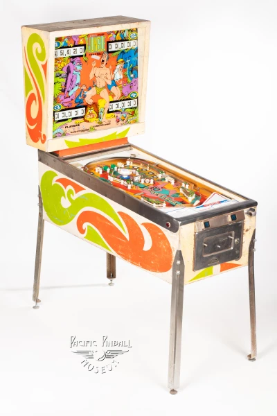 jungle-138-34.jpg pinball machine - Preview image showing playfield artwork and design details