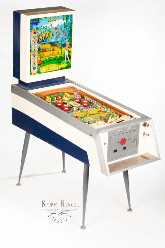 jungle-390-34.jpg pinball machine - Preview image showing playfield artwork and design details