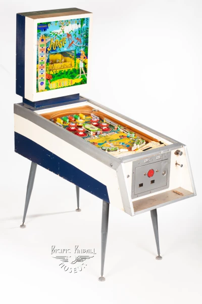 jungle-390-34.jpg pinball machine - Preview image showing playfield artwork and design details