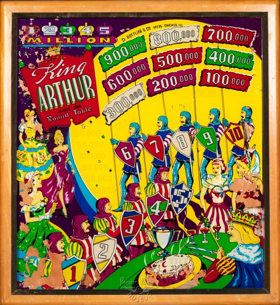 king-arthur-and-his-round-table-1315-bg.jpg pinball machine - Preview image showing playfield artwork and design details