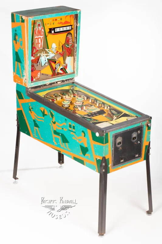 king-rex-895-34.jpg pinball machine - Preview image showing playfield artwork and design details