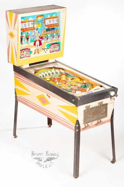 lancers-353-34.jpg pinball machine - Preview image showing playfield artwork and design details